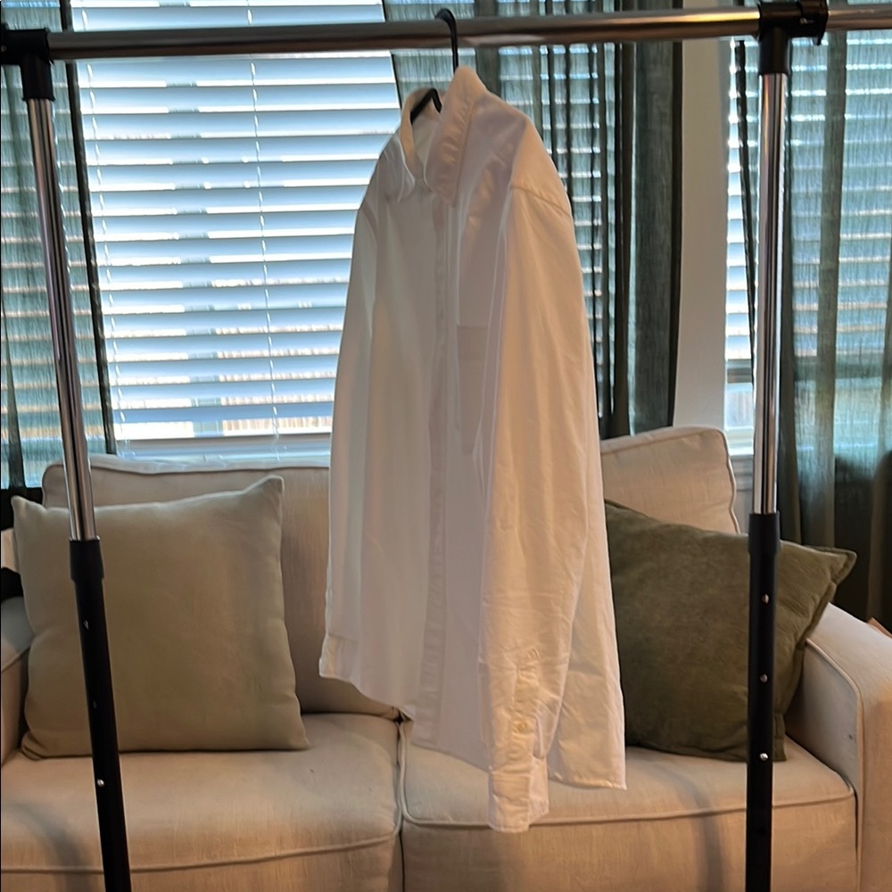 H&M Crisp White Dress Shirt for Men